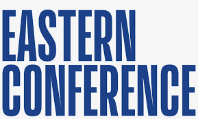 The atlanta hawks will meet the milwaukee bucks in the eastern conference finals, while devin booker starred in the west on sunday. Eastern Conference Nba Nba Eastern Conference Finals Logo 2018 Png Image Transparent Png Free Download On Seekpng