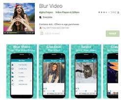 video blur apps on iphone and android