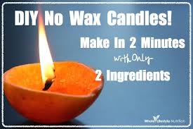 diy no wax candles burns up to 8 hours