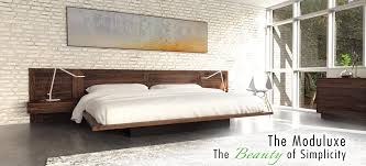 the floating platform bed great looks