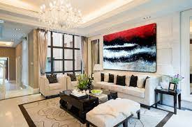 Large Abstract Art Living Room Decor