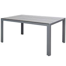 Corliving Metal Patio Dining Table In