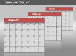 Calendar Tool Kit A Powerpoint Template From Presentermedia Com
