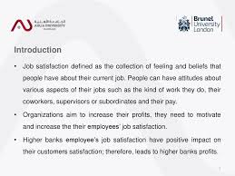 Relationship between Job Satisfaction and Motivation in Islam among IIUM Employees Introduction
