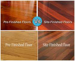 hardwood floors prefinished vs site