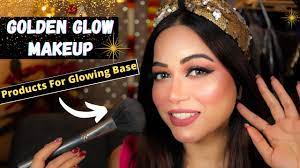 golden glow makeup tutorial golden