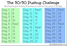 the 30 30 pushup challenge