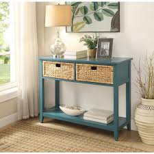 Acme Flavius Console Table Teal