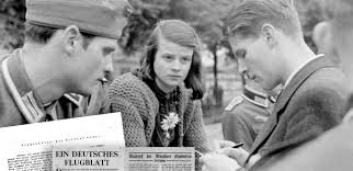 Four days after their arrest, hans and sophie scholl underwent a show trial and were sentenced to death by guillotine on the same day: The White Rose
