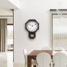 Chiming Wall Clock With Pendulum