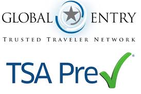 global entry card with travel pre check