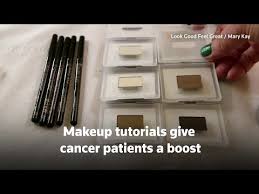 makeup tutorials a boost for cancer