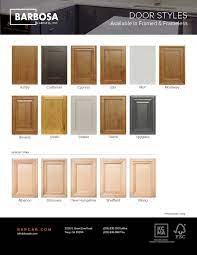 spec sheets barbosa cabinets and