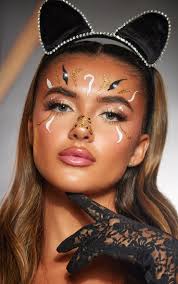 prettylittlething gold cat face and