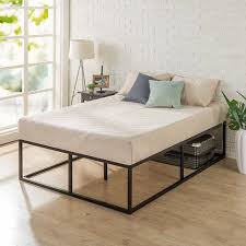 Because foundations are stiff and not able to bend like the mattress you sleep on, it can be very difficult to move a large foundation through doorways and stairwells for installation. Zinus Joseph 18 Platforma Bed Frame Mattress Foundation King Walmart Com Walmart Com