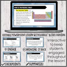 periodic table lesson powerpoint guided