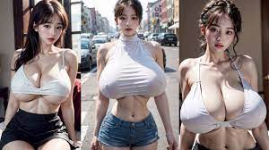 Korean Girl Very Large Boobs Hot #ai #aigenerated #aigirl #plussize  #curiosidades #curvy #aiimages - YouTube