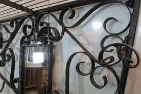 Vintage Wall Mounted Wrought Iron Coat