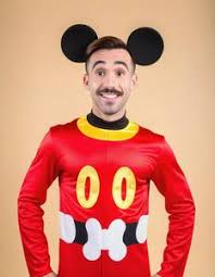 male mickey mouse costume face
