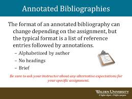 Example Of Annotated Bibliography Page SlideShare