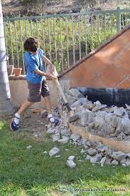 Build An Outdoor Stacked Stone Fireplace