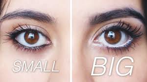 make your eyes look bigger or smaller