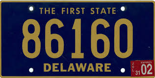 delaware license plates aaroads