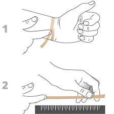 The following chart will help you to determine your bangle size exactly. How To Measure Your Wrist
