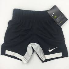 Details About Nike Kids Athletic Shorts Size 6 Black White 76d426 023 20 Gym