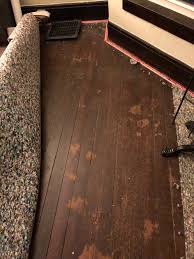 hardwood under my carpet