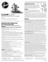 hoover clean slate manual learn how to
