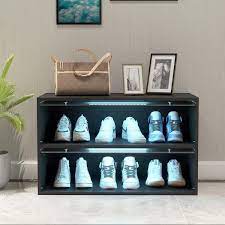 Shoe Storage Cabinet With Rgb Led Light