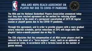 nba and nbpa reach agreement on player