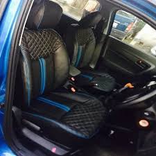 Black Leather Honda Amaze Seat Covers