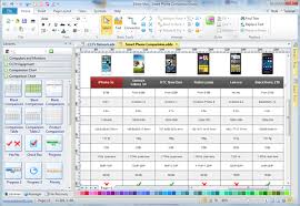 Simple Comparison Chart Maker Make Great Looking