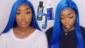 Facebook, speaker (don't include color names, only english). How To Super Easy Water Color Poppin Blue Hair Tutorial Westkiss Hair Youtube
