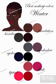 best makeup colors for winter type of