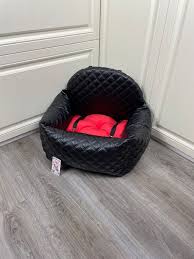 Buy Quilted Dog Car Seat In Black And