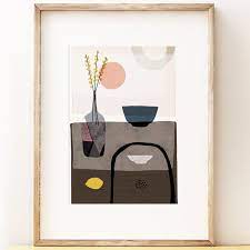 modern still life art print stillness 2 living room etsy still life art affordable art prints art gallery wall