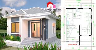 To buy this full completed set layout plan please go to clicks4home.com (blueprint start from us$1000). Simple And Compact One Bedroom House