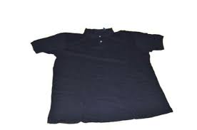 Canyon Ridge Men Black Two Button Polo Shirt Size 5xlt Big