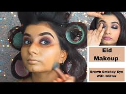 eid makeup brown smokey eye with