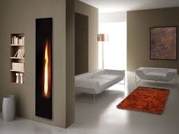 Mirror Flame Gas Fireplace Insert By