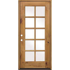 Wood Front Doors Glass Door Exterior