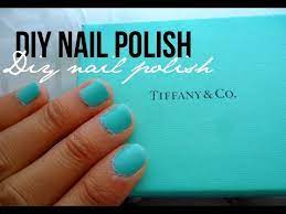 diy tiffany co blue nail polish