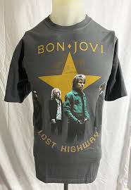 bon jovi lost highway 2008 tour t shirt