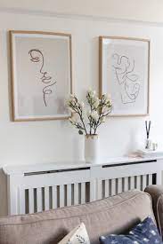 how to decorate a big blank wall an