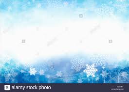 Ppt Template Of Snowflakes With A Icy Blue Background Stock Photo