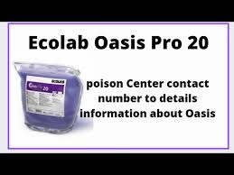 ecolab oasis pro 20 dilution ecolab