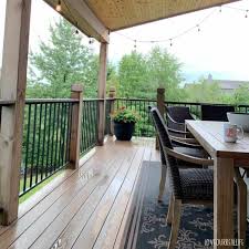 deck and backyard makeover before and